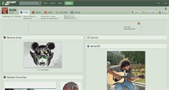 Desktop Screenshot of glem.deviantart.com