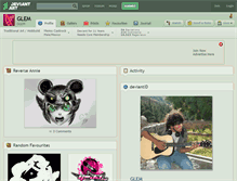 Tablet Screenshot of glem.deviantart.com