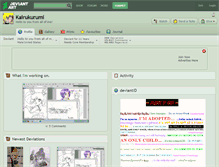 Tablet Screenshot of kairukurumi.deviantart.com