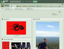 Tablet Screenshot of dstroh.deviantart.com