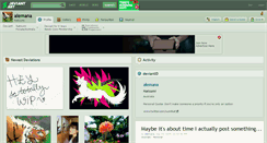 Desktop Screenshot of alemana.deviantart.com
