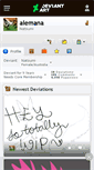 Mobile Screenshot of alemana.deviantart.com