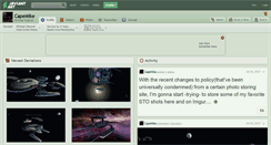 Desktop Screenshot of capemike.deviantart.com