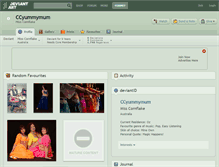 Tablet Screenshot of ccyummymum.deviantart.com