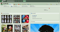 Desktop Screenshot of invader-gir.deviantart.com