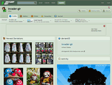 Tablet Screenshot of invader-gir.deviantart.com