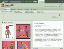 Tablet Screenshot of morpheus306.deviantart.com
