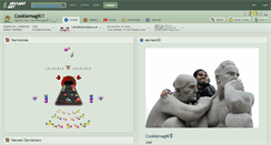 Desktop Screenshot of cookiemagik.deviantart.com