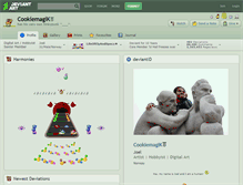 Tablet Screenshot of cookiemagik.deviantart.com