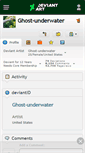Mobile Screenshot of ghost-underwater.deviantart.com