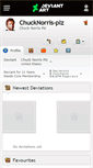 Mobile Screenshot of chucknorris-plz.deviantart.com