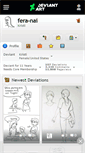 Mobile Screenshot of fera-nai.deviantart.com