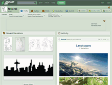 Tablet Screenshot of fera-nai.deviantart.com