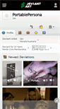Mobile Screenshot of portablepersona.deviantart.com
