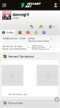 Mobile Screenshot of dancegril.deviantart.com