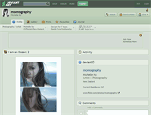 Tablet Screenshot of momography.deviantart.com