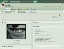 Tablet Screenshot of jeanutti.deviantart.com