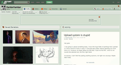 Desktop Screenshot of flamberhamber.deviantart.com