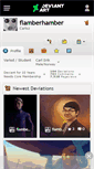 Mobile Screenshot of flamberhamber.deviantart.com