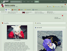 Tablet Screenshot of blacky-cosplay.deviantart.com