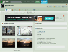 Tablet Screenshot of an0theron3.deviantart.com