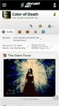 Mobile Screenshot of color-of-death.deviantart.com