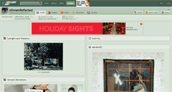 Desktop Screenshot of adreamreflected.deviantart.com