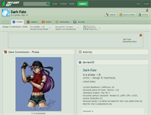Tablet Screenshot of dark-fate.deviantart.com