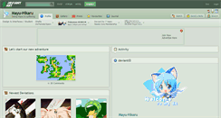Desktop Screenshot of mayu-hikaru.deviantart.com