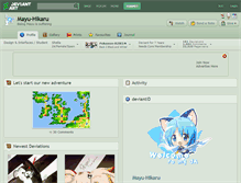 Tablet Screenshot of mayu-hikaru.deviantart.com