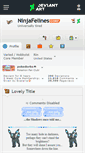 Mobile Screenshot of ninjafelines.deviantart.com