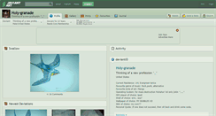 Desktop Screenshot of holy-granade.deviantart.com