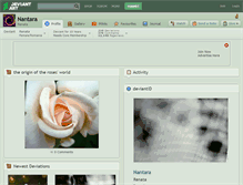 Tablet Screenshot of nantara.deviantart.com