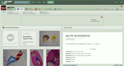 Desktop Screenshot of capyosa.deviantart.com