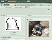 Tablet Screenshot of idlevalley.deviantart.com