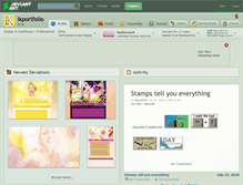Tablet Screenshot of ikportfolio.deviantart.com