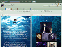 Tablet Screenshot of forumsdackel.deviantart.com