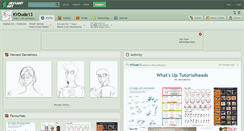 Desktop Screenshot of kvdude13.deviantart.com
