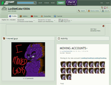 Tablet Screenshot of luvdietcoke10006.deviantart.com