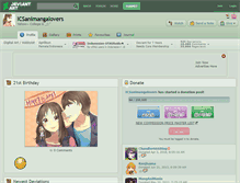 Tablet Screenshot of icsanimangalovers.deviantart.com