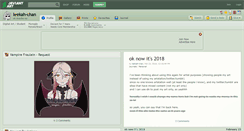 Desktop Screenshot of leekah-chan.deviantart.com