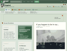 Tablet Screenshot of negated.deviantart.com