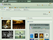 Tablet Screenshot of master-style.deviantart.com