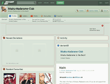 Tablet Screenshot of ikkaku-madarame-club.deviantart.com