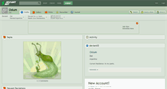 Desktop Screenshot of osium.deviantart.com