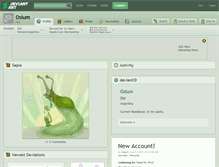 Tablet Screenshot of osium.deviantart.com