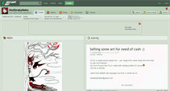 Desktop Screenshot of nosferatuneko.deviantart.com
