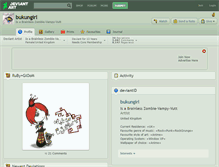 Tablet Screenshot of bukungirl.deviantart.com