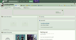 Desktop Screenshot of lynxravenraide.deviantart.com