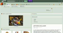 Desktop Screenshot of miim.deviantart.com
